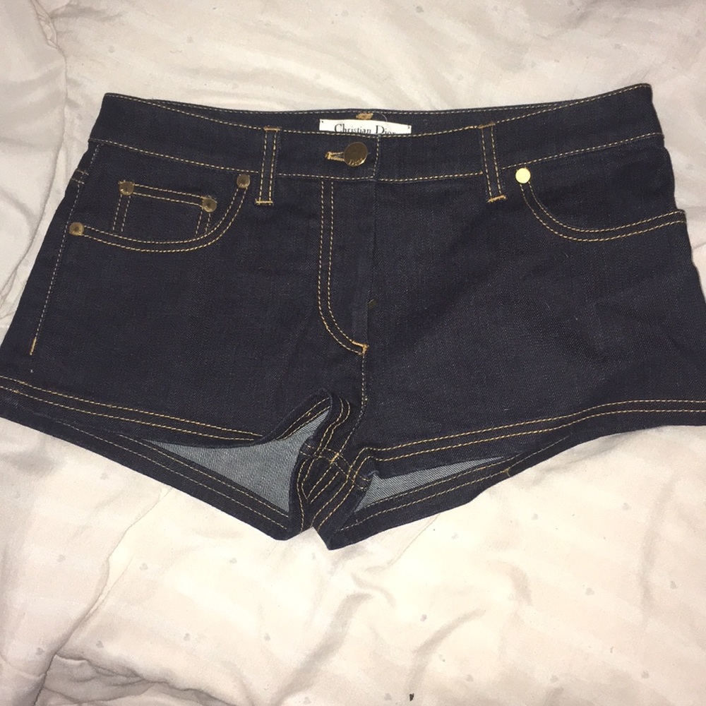 Dior denim shorts